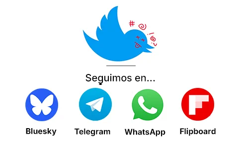 Seguimos en: Bluesky, Telegram, WhatsApp y Flipboard