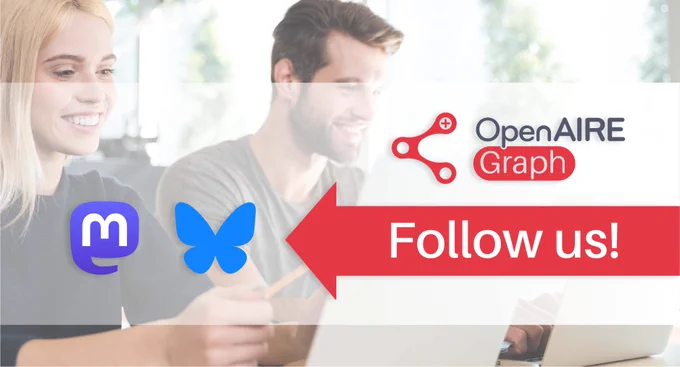 OpenAIRE Graph, follow us!