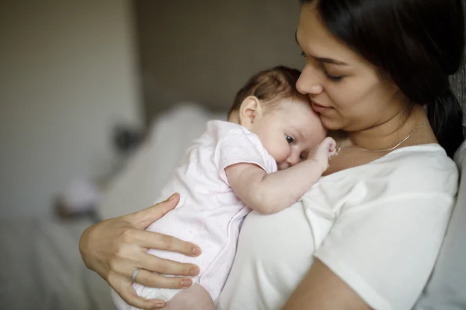 Picture of mother holding baby