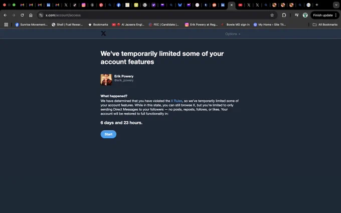 ELON WHERE MY FREE SPEECH?