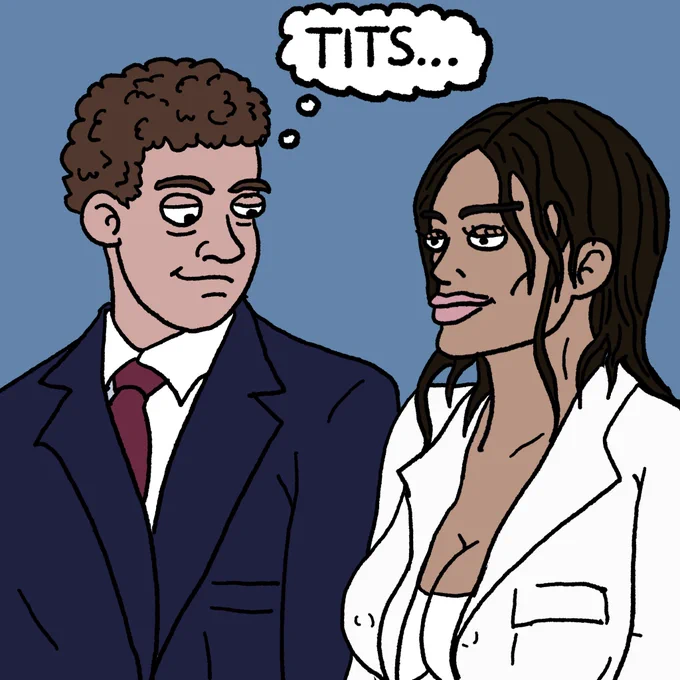 Mark Zuckerberg checking out Lauren Sanchez's tits