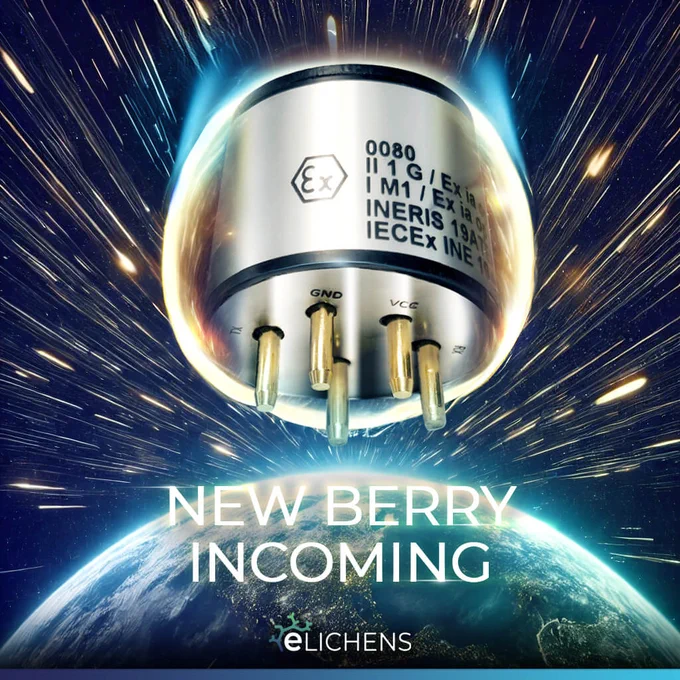 A new "berry" gas sensor is coming to the family! 
Next-generation methane/LEL NDIR gas sensor built for low-emission methane monitoring with:
Unmatched Sensitivity & Accuracy in a 4-series formfactor sensor.
Real-Time Detection & Continuous Monitoring.
Long Lifespan for long-term reliability.
Stay tuned!