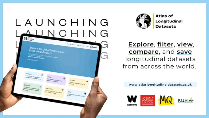 Explore, filter, view, compare and save longitudinal datasets from across the world on the Atlas of Longitudinal Datasets. 
