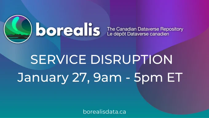 Borealis Logo. Service Disruption January 27, 9am-5pm ET