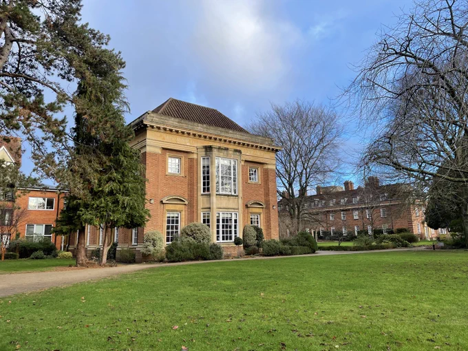 Exterior of st Hugh’s college library