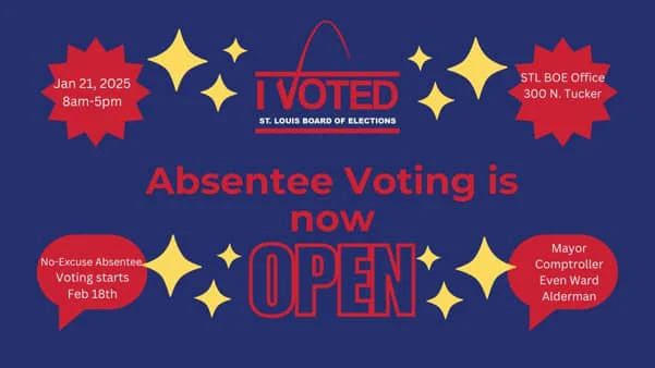 Absentee voting by mail is now open for the city's March primary