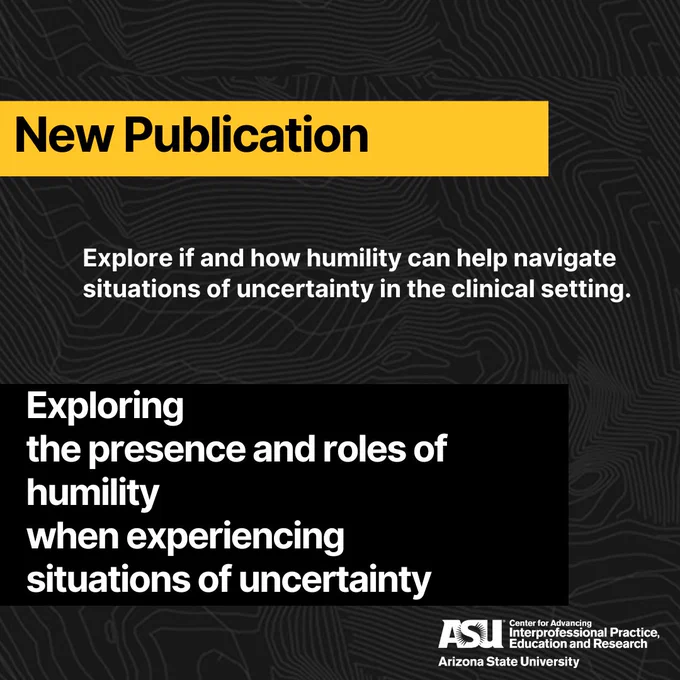 New Publication Alert ASU CAIPER BhEAT Lab Exploring Humility Barret Michalec