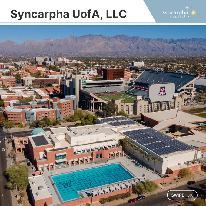 Syncarpha UofA - Combining 663 kW of rooftop solar PV systems with advanced solar thermal technologies