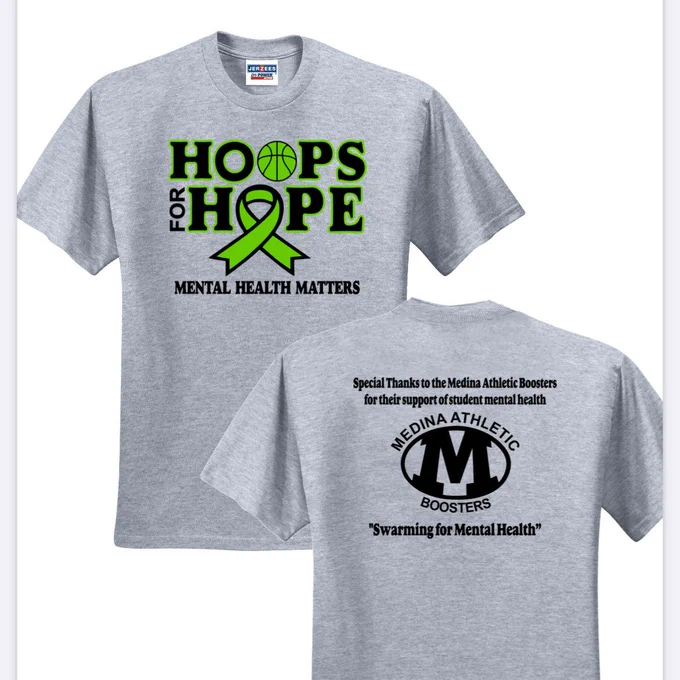 Buy special $5 Hoops for Hope tee shirt and get FREE admission to MHS Hoops on 1/31.