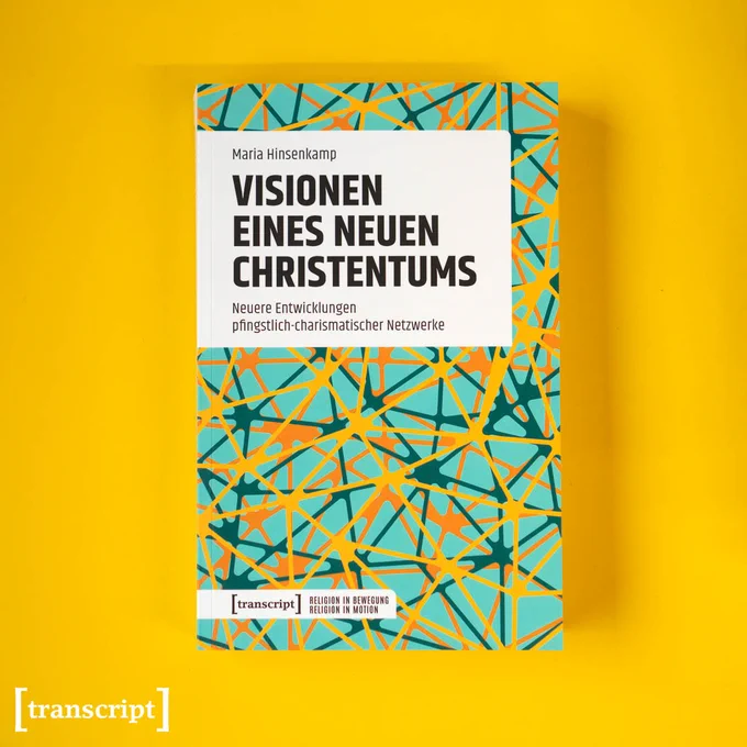 Das Buch-Cover von »Visionen eines neuen Christentums« auf gelbem Hintergrund.