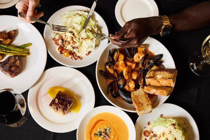Image of a variety of fine culinary dishes.
