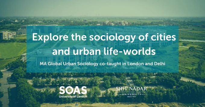 Explore the sociology of cities and urban life-worlds. MA Global Urban Sociology co-taught in London and Delhi.