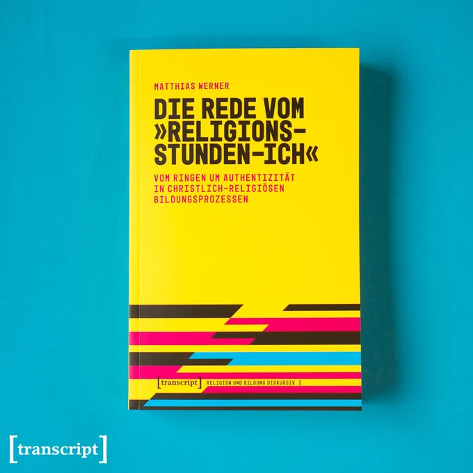 Das Buch-Cover von »Die Rede vom »Religionsstunden-Ich«« auf hell blauem Hintergrund.