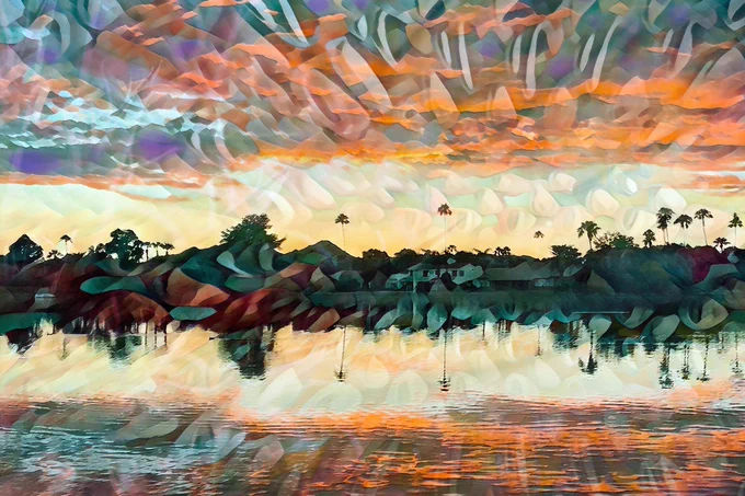 'Fake Lake in the Desert' by Reed Hearne