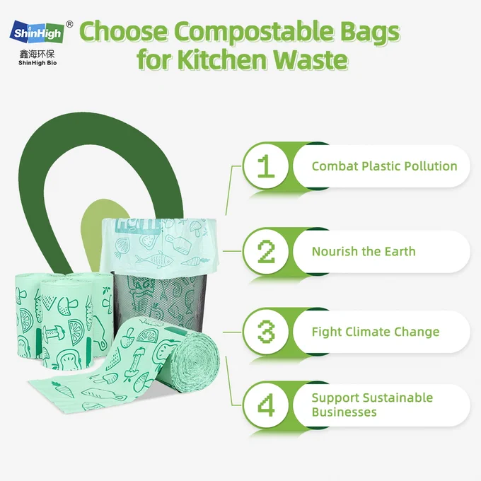 compostable bags for kitchen waste