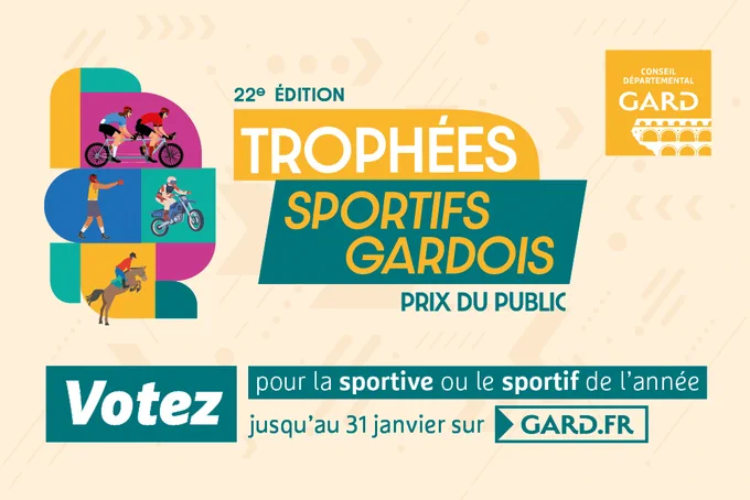 Le “Prix du public” des sportifs gardois est réalisé en partenariat avec ici Gard Lozère et Midi Libre.