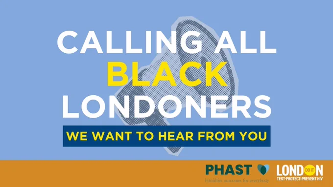 calling all Black Londoners HIV survey winter 2024