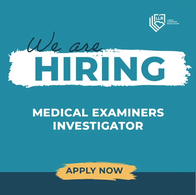 SCLLR is hiring a Medical Investigator. Apply now.