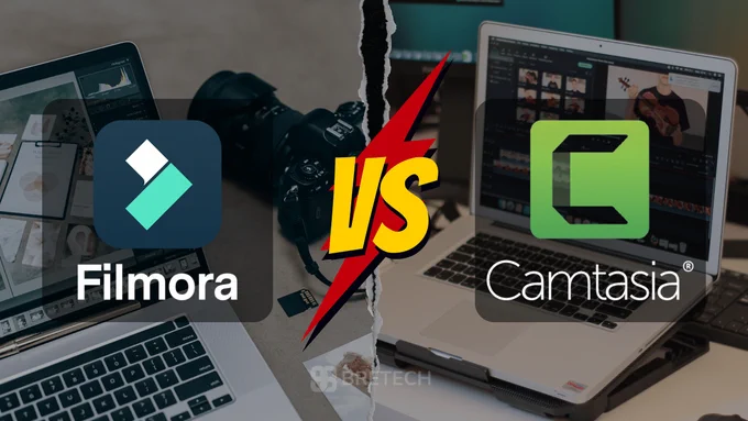 Comparison of Filmora and Camtasia video editing software for Pakistan 2025, showcasing features and benefits for both beginners and professionals.