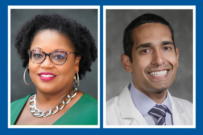 Keisha Bentley-Edwards, PhD, and Senthil Selvaraj, MD