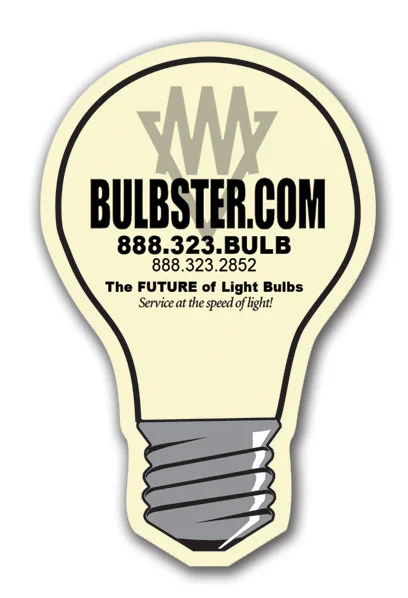 bulb shape sticker