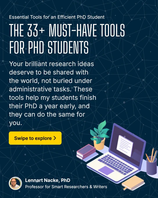 33 Must have tools for PhD students