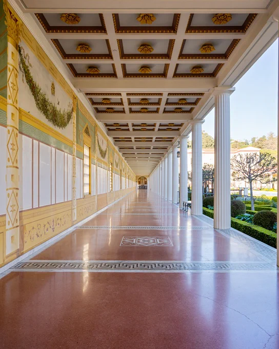 The Outer Peristyle garden at the Getty Villa
