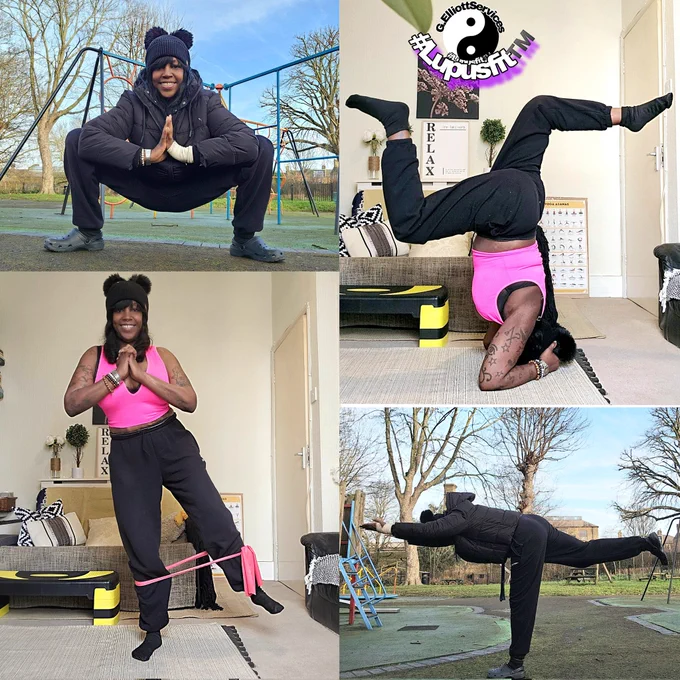www.gelliottservices.com Lupusfit™️ Lupus, Chronic Kidney Disease, Raynaud's, Kienbock's Disease Advocate & Awareness 🫶🏿 🙌🏿 💜 🖤 🌍 💯.  Park: Lucas Gardens 🌳