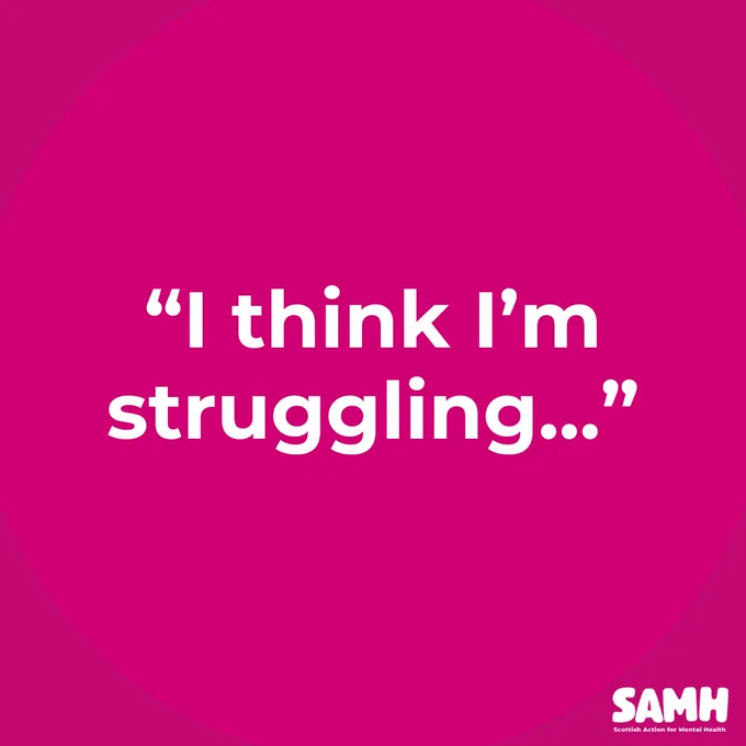 "I think I'm struggling..."