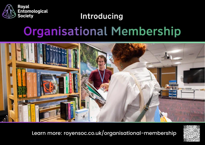 Join the Royal Entomological Society's Organisational membership scheme.