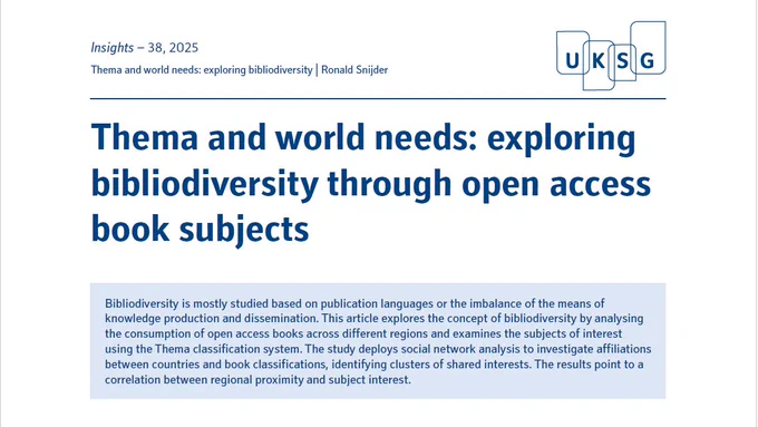 Bibliodiversity is mostly studied based on publication languages or the imbalance of the means of knowledge production and dissemination. This article explores the concept of bibliodiversity by analysing the consumption of open access books across different regions and examines the subjects of interest using the Thema classification system. The study deploys social network analysis to investigate affiliations between countries and book classifications, identifying clusters of shared interests. The results point to a correlation between regional proximity and subject interest.