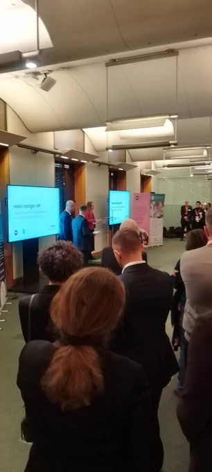 Helen Morgan MP speaking in parliament. 