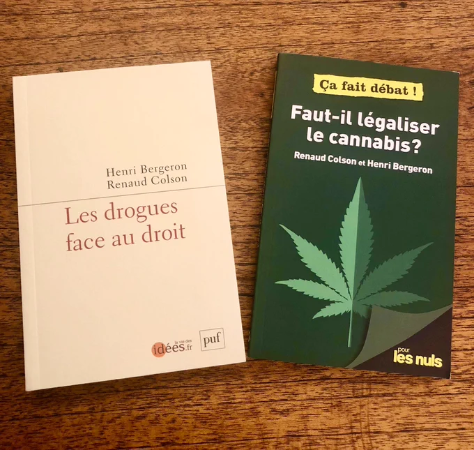 Livres « Les drogues face au droit » et « Faut-il légaliser le cannabis ? »