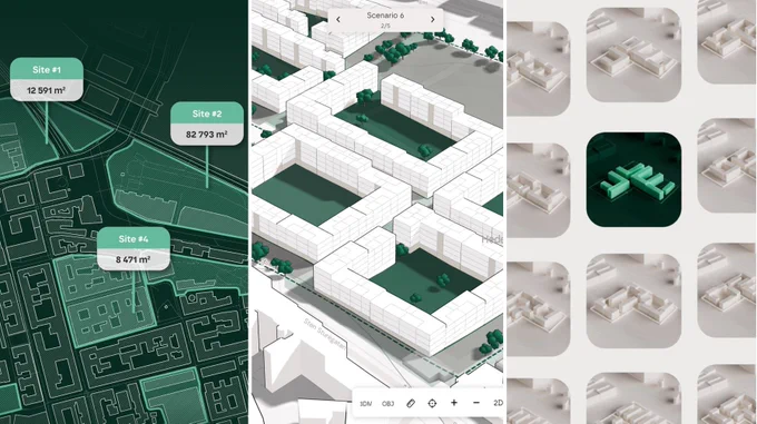 Generative ai for urban planning and 3D massing generation in Hektar ai