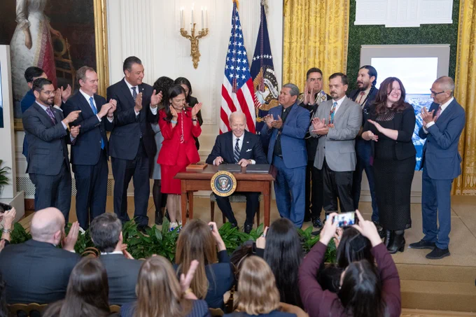 President Biden establishes two new National Monuments in California.