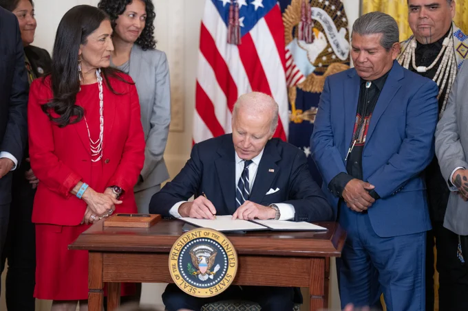 President Biden designated two new national monuments in California – the Chuckwalla National Monument and the Sáttítla Highlands National Monument.
