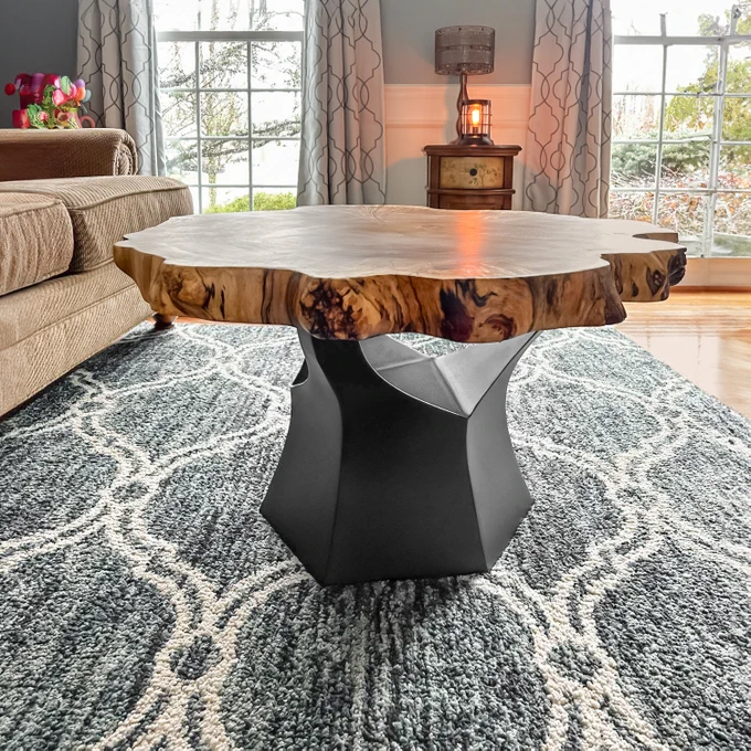 106G Namu coffee table base for exceptional durability.