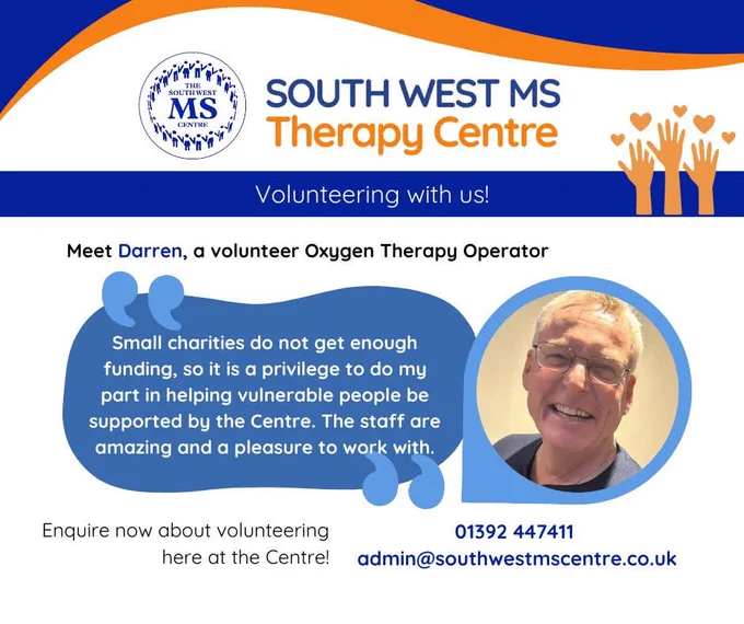 A great photo of our volunteer Darren