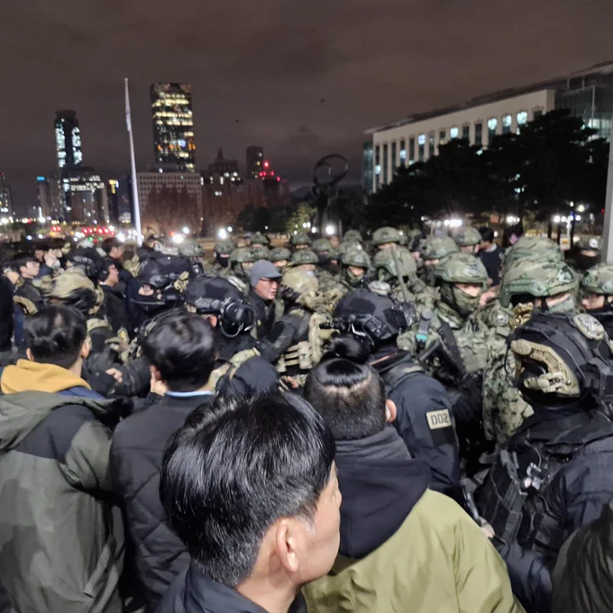 A photo of South Korean soldiers
