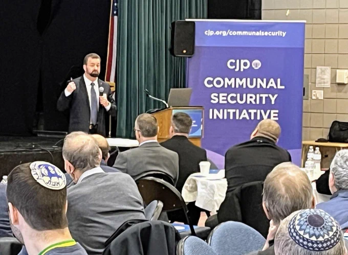 An #FBI Boston special agent addresses law enforcement and community members at an Interfaith Security Summit.