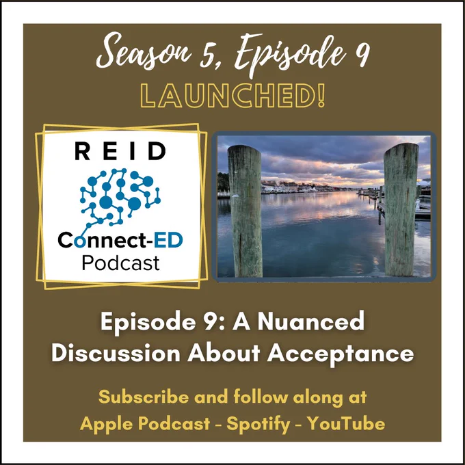 Season 5, Episode 9 Launched! 
Episode 9: A Nuanced Discussion About Acceptance Subscribe and follow along at Apple Podcast- Spotify- YouTube
