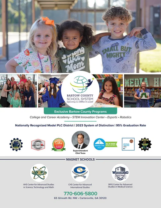 Bartow County Schools Chamber ad in magazine