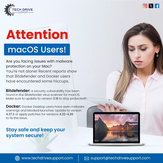 📌 Bitdefender: A security vulnerability has been found in the Bitdefender virus scanner for macOS. Update to version 3.18 to stay protected!