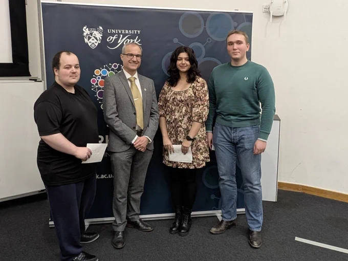 Four winners of the PhD Spotlight Competition