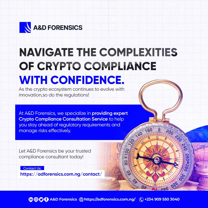 Crypto Compliance Consultation by A&D Forensics