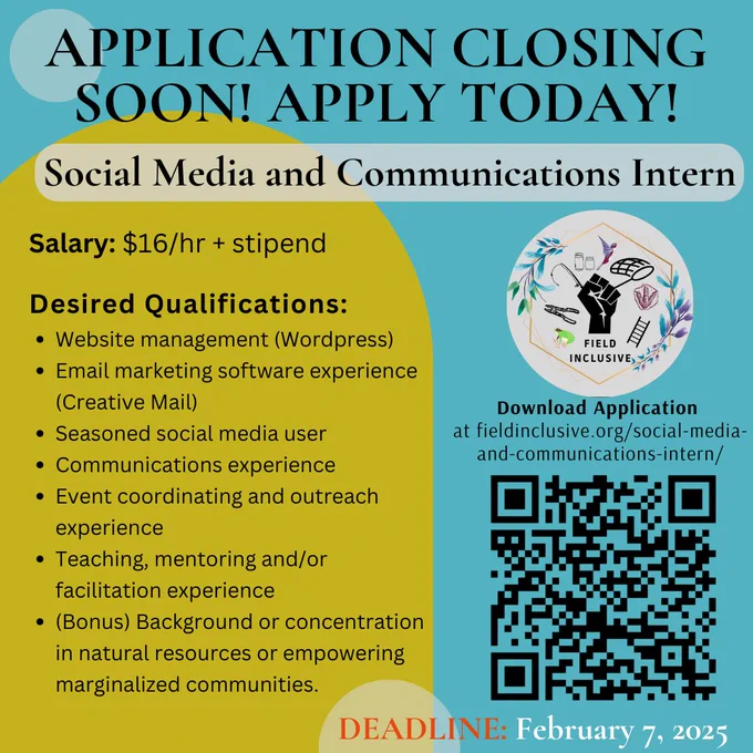 Internship flyer