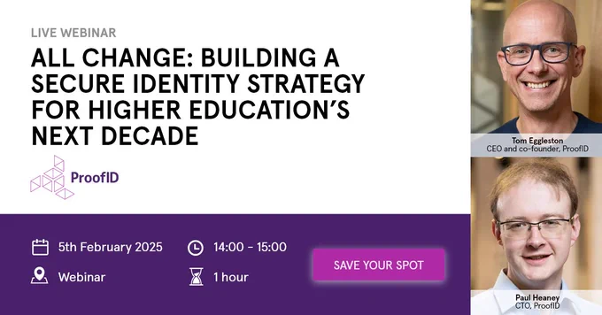ProofID higher ed webinar
