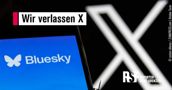 Wir verlassen X.