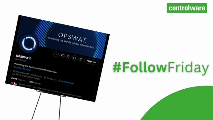 🚀 #FollowFriday 🚀
Heute möchten wir unseren großartigen Partner @OPSWAT hervorheben! 👏🔒
OPSWAT schützt kritische Infrastrukturen und ist ein unverzichtbarer Partner auf unserer Controlware IT-Security Roadshow 2025. Gemeinsam setzen wir uns für höchste Sicherheit und innovative Lösungen im IT-Bereich ein.
Vielen Dank, OPSWAT, für eure Unterstützung und eure wertvolle Partnerschaft! 🙌
#ITSecurity #Roadshow2025 #Controlware #OPSWAT #CyberSecurity #FollowFriday