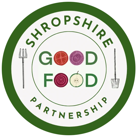 The logo for Shropshire Good Food Partnership